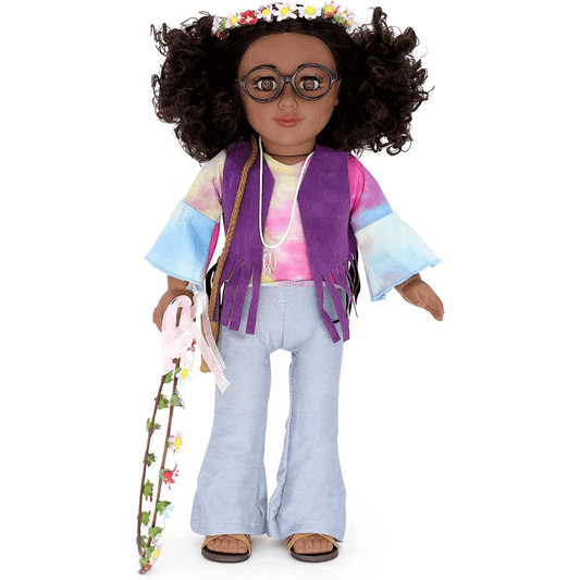 Flower Child Outfit for 18 inch Dolls