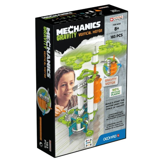 Geomag Magnetic Toys | Gravity Vert. Motor Recycled 183 pcs