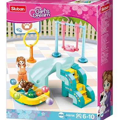 Girl's Dream Pet Playground Building Set