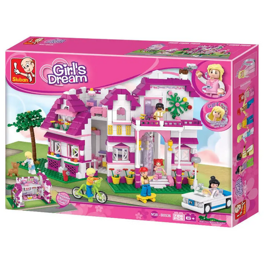 Girl's Dream Seaside Villa Sluban Building Brick Kit (726 pcs)