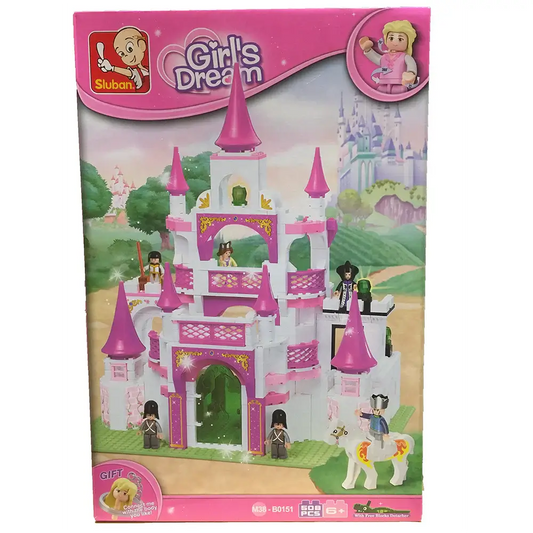 Girl's Dream Castle Sluban Building Brick Kit (508 pcs)