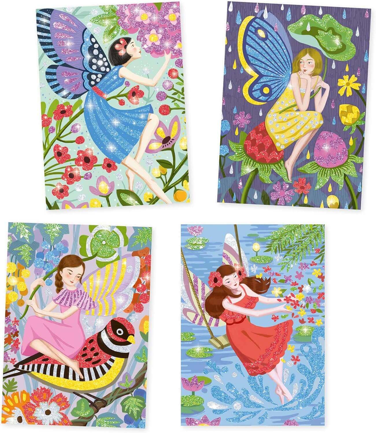 Glitter Boards The Gentle Life of Fairies Art Kit for ages 6 to 10