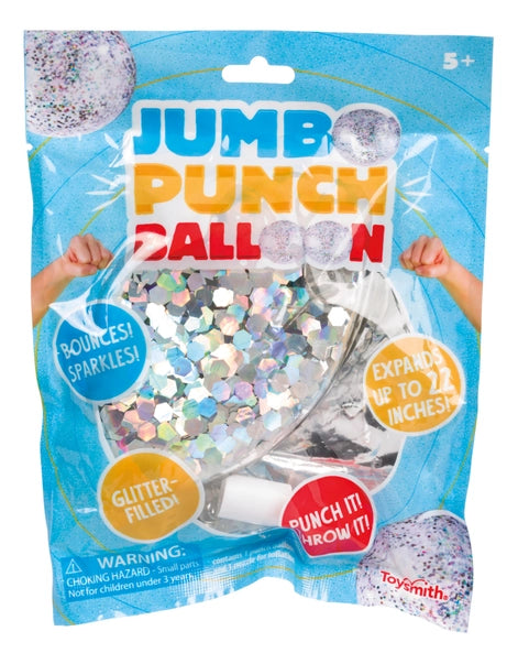 Glittery Jumbo 22" Punch Balloon Assorted