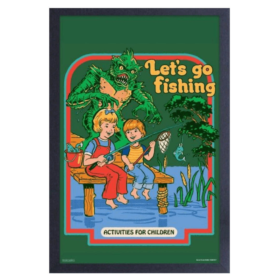 Go Fishing Framed Print