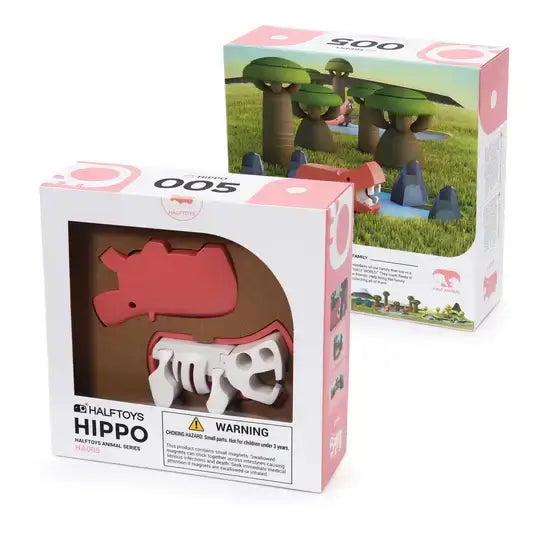 Hippo - Halftoys Animals