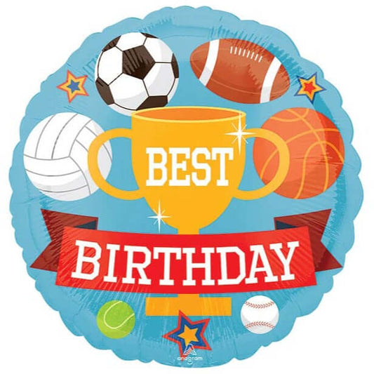 18" Happy Sports Birthday