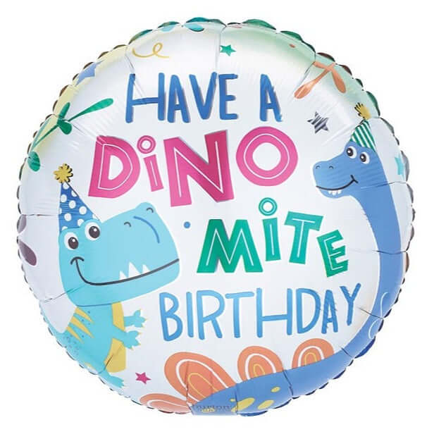 17" Have a Dino-mite Birthday Balloon