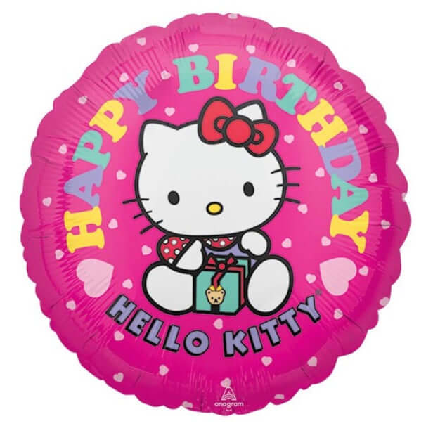  17" Hello Kitty Birthday Balloon
