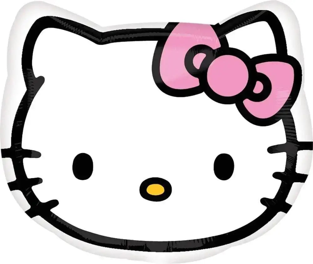 15" Hello Kitty Head Foil Balloon