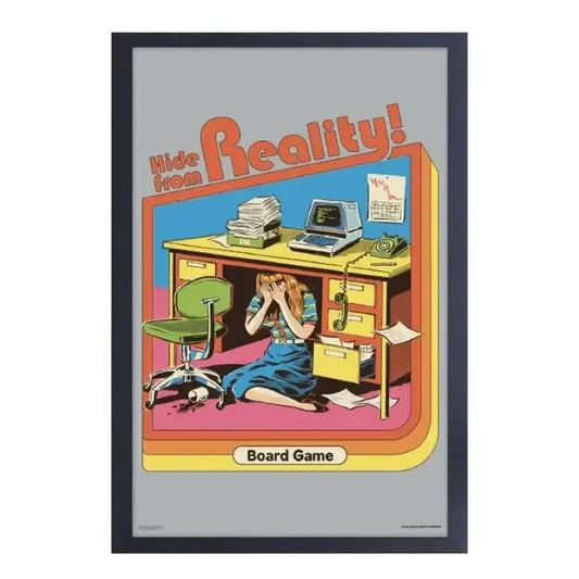 Hide from Reality Steven Rhodes Framed Print