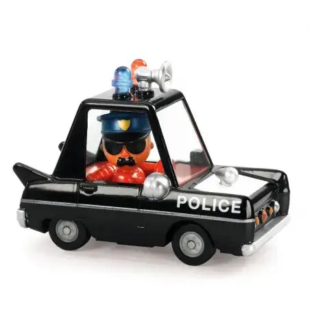Hurry Police Crazy Motors Metal Car