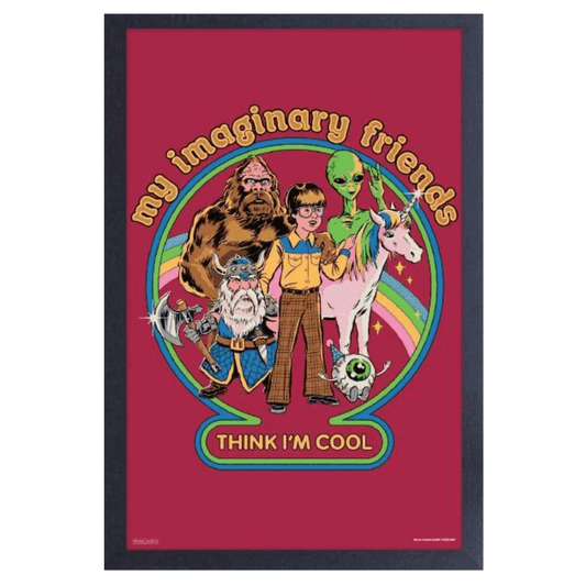 Imaginary Friends Framed Print