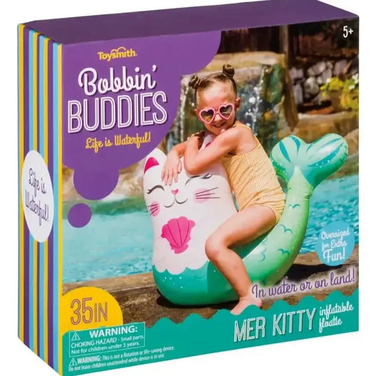 Bobbin' Buddies Inflatable Mer Kitty Water Floatie