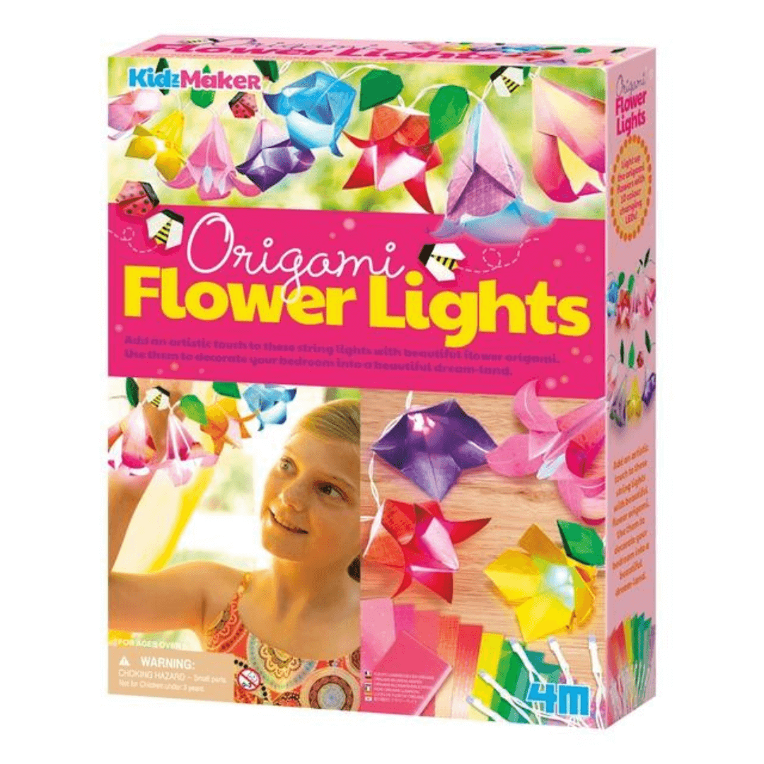 Kidzmaker Origami Flower Lights Kit DIY