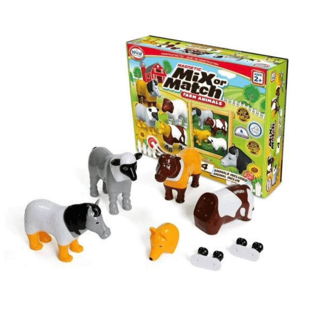Magnetic Mix or Match Farm Animals Playset