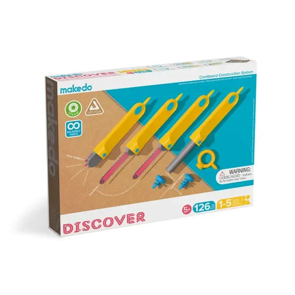 Makedo Cardboard Crafting Discover Kit