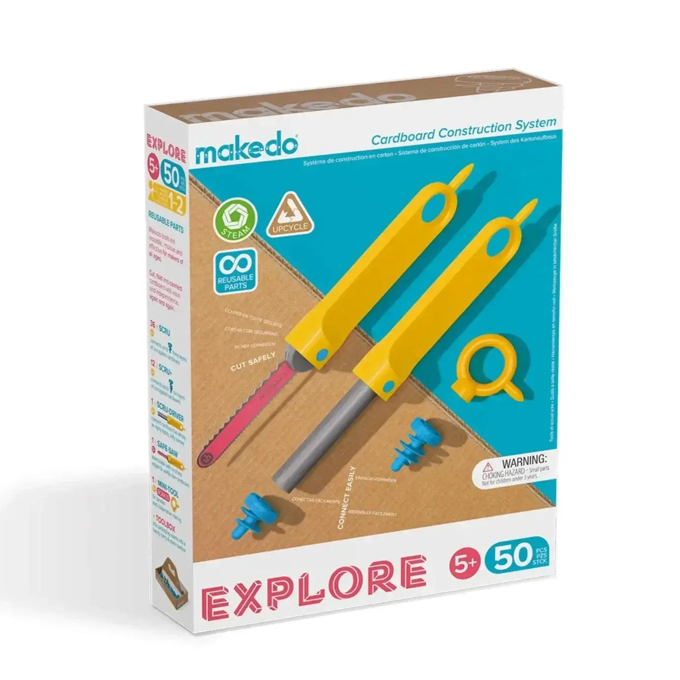 Makedo Cardboard Crafting Explore Kit