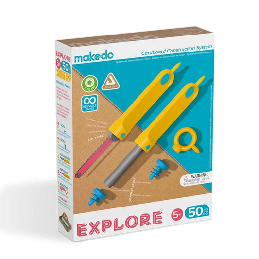 Makedo Cardboard Crafting Explore Kit