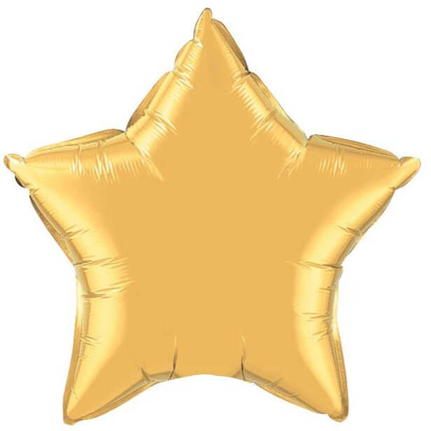 20" Metallic Gold Star Balloon