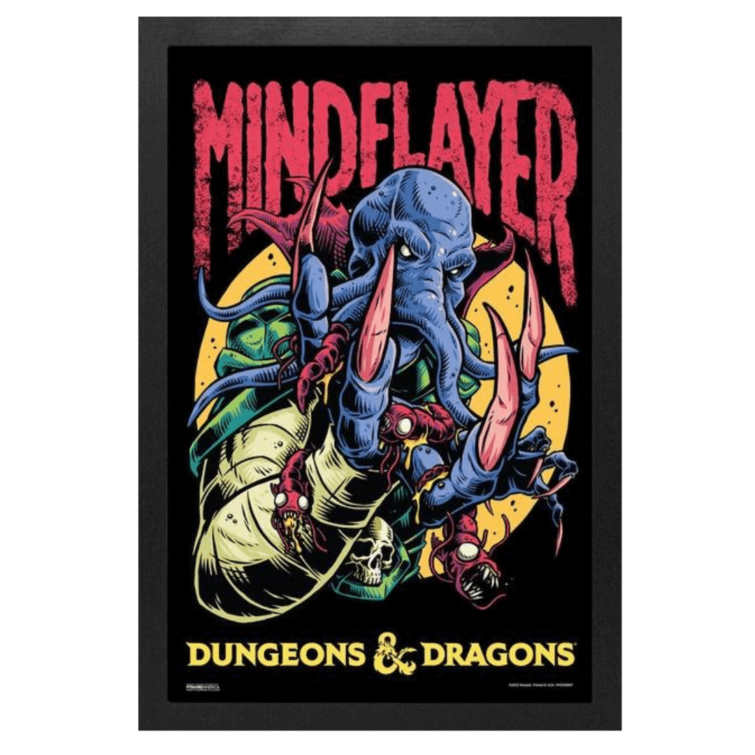 Dungeon & Dragons - Mindflayer Illustration Framed Print