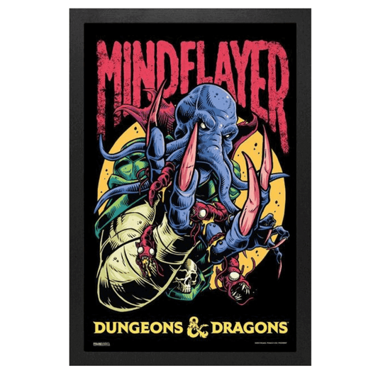 Dungeon & Dragons - Mindflayer Illustration Framed Print