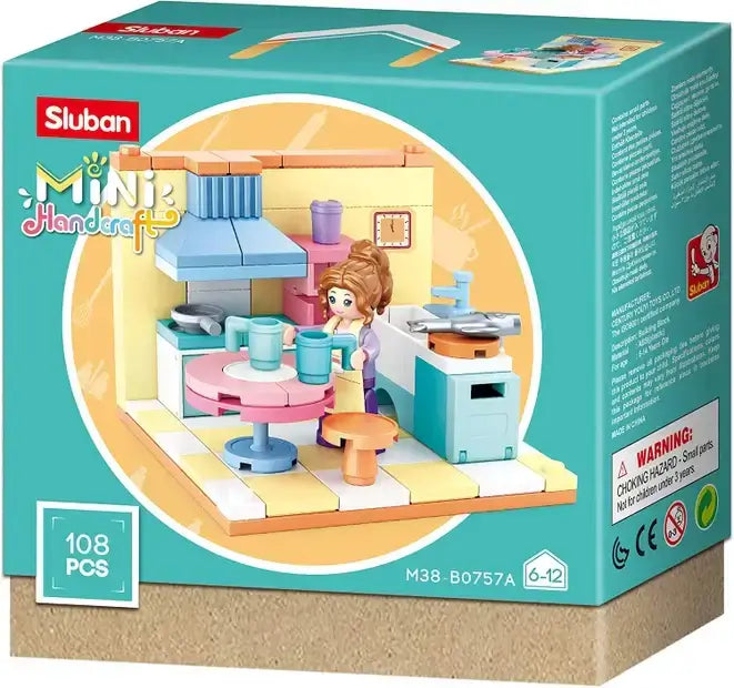 Mini-Handicraft Home Building Brick kits