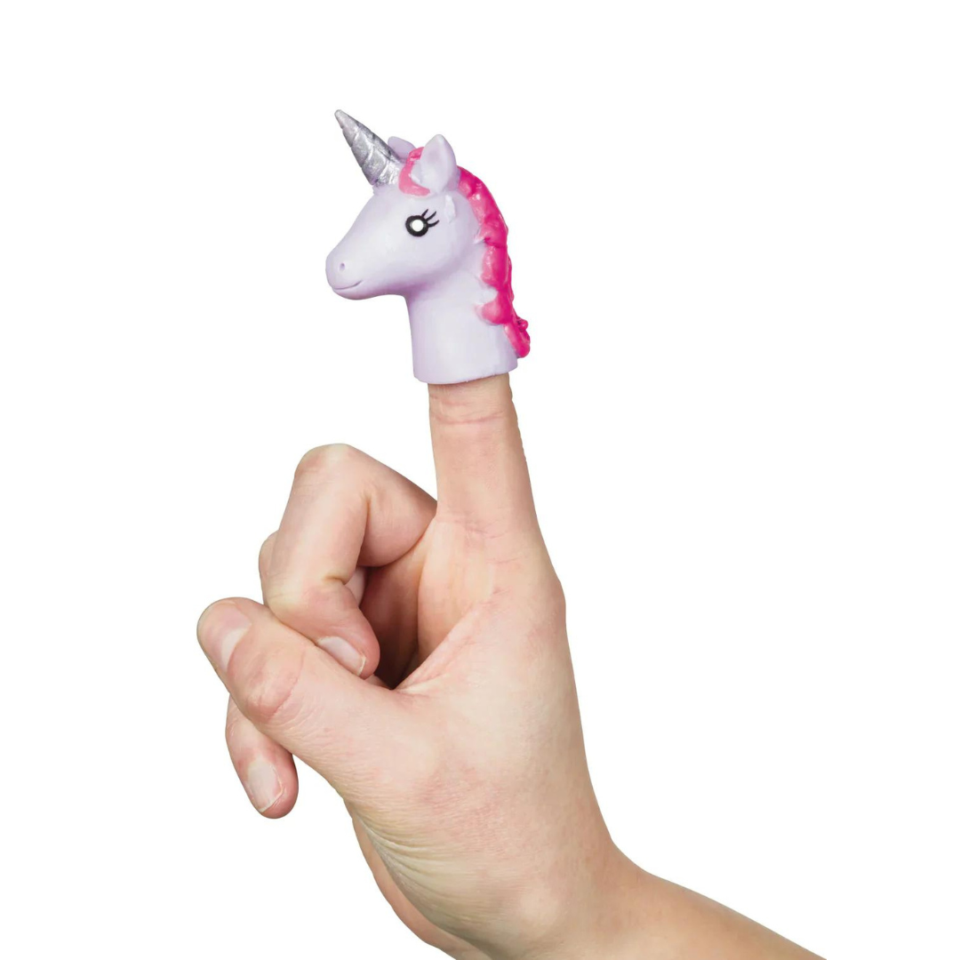 Mini Prancing Unicorn Finger Puppets