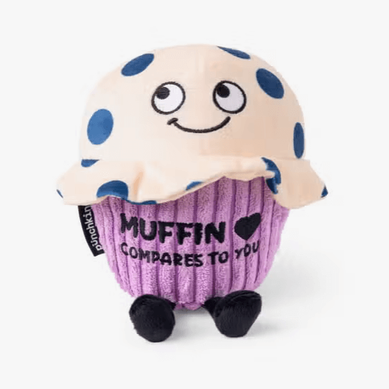 "Muffin Compares to you" embridered Muffin Plush