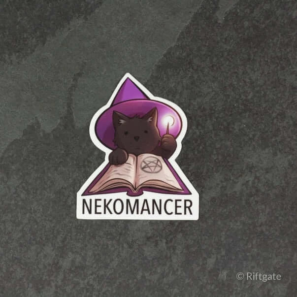 Nekomancer Cat Sticker