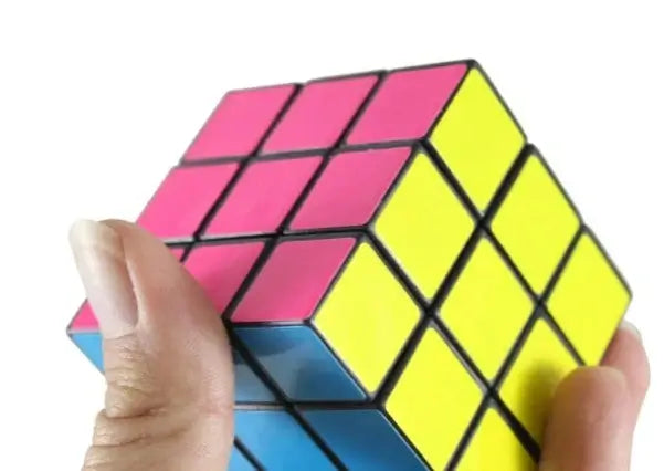 Neon Puzzle Cube Fidget Toy