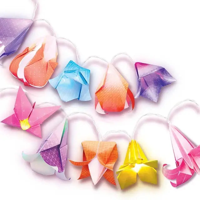 Kidzmaker Origami Flower Lights Kit DIY