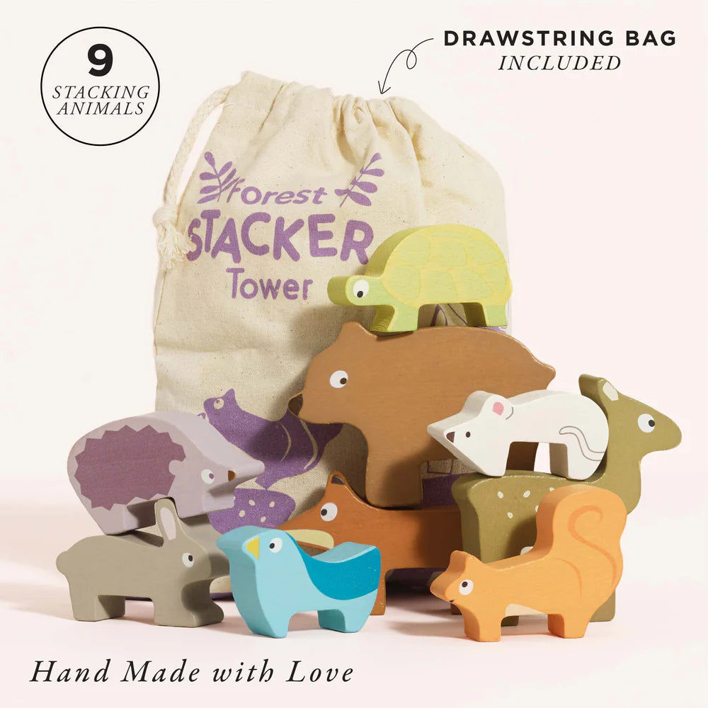 Woodland Stacking Forest Animals & Bag