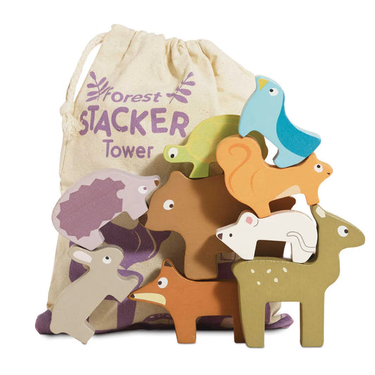 Woodland Stacking Forest Animals & Bag