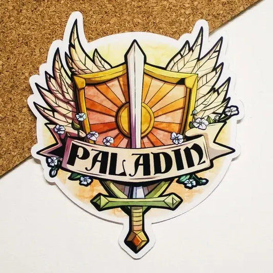 Paladin Class RPG Sticker