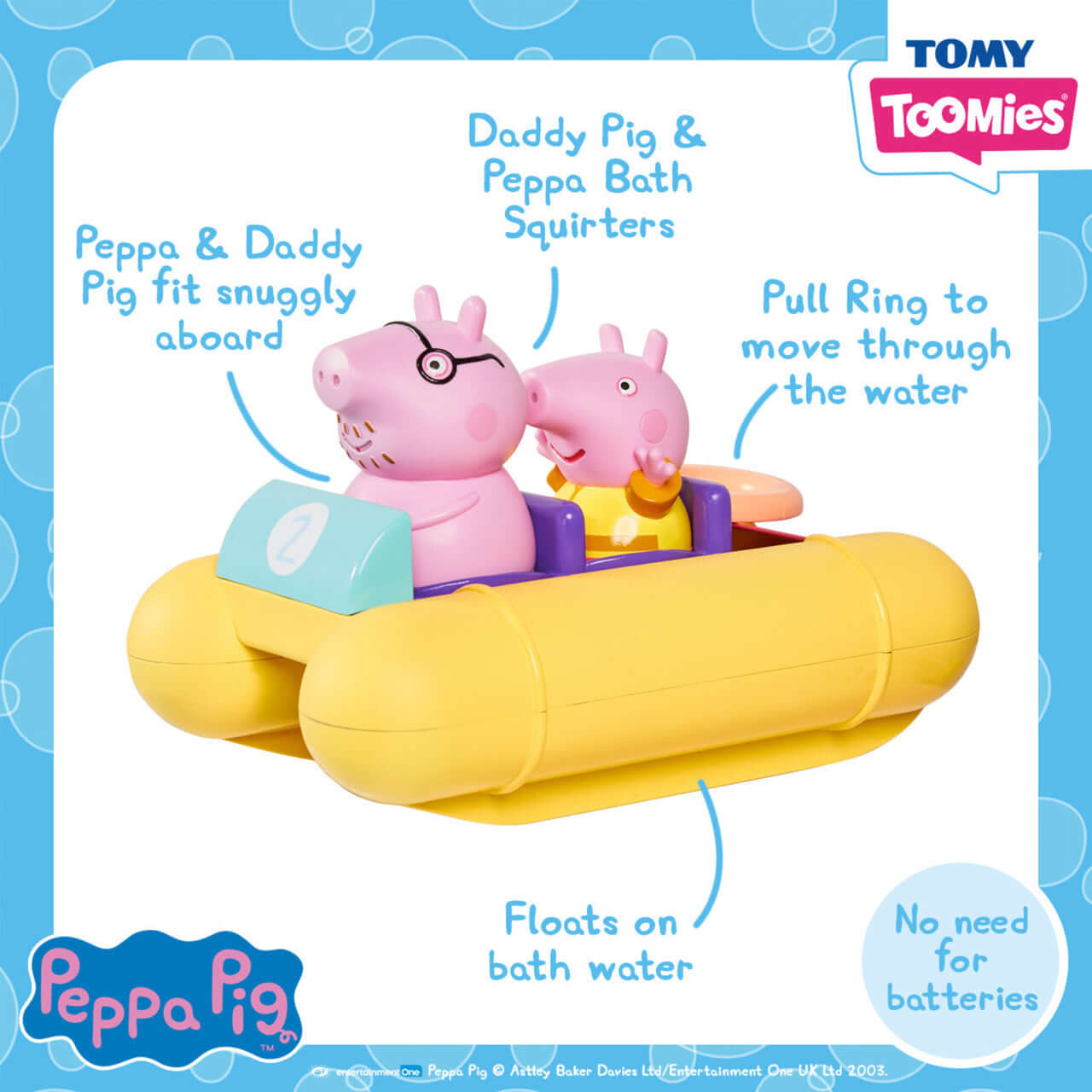 Peppa Pig Peppa Pull & Go Pedalo Bath Toy