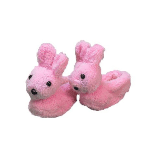 Pink Bunny Slippers For 18" dolls