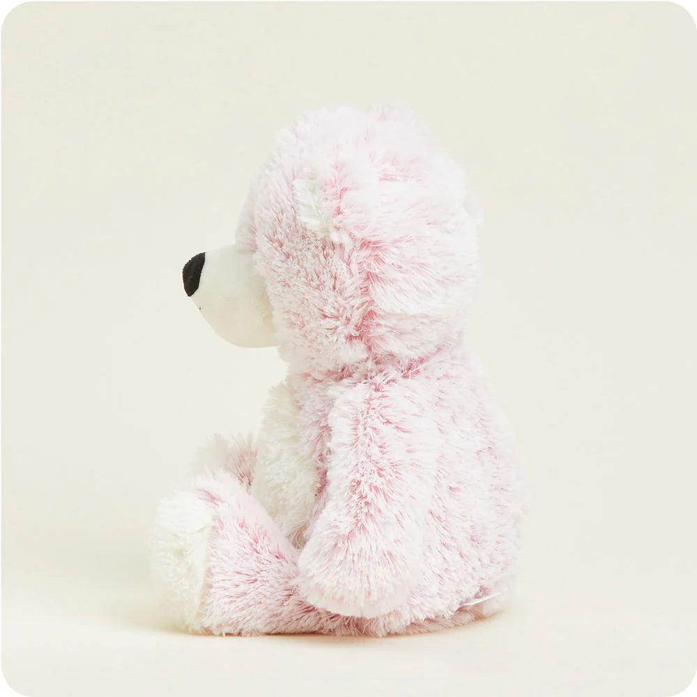 Pink Marshmallow Bear Warmies microwavable Plush