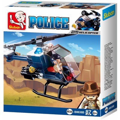 Police 4-in-1 Building Bricks