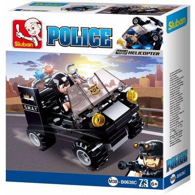 Police 4-in-1 Building Bricks