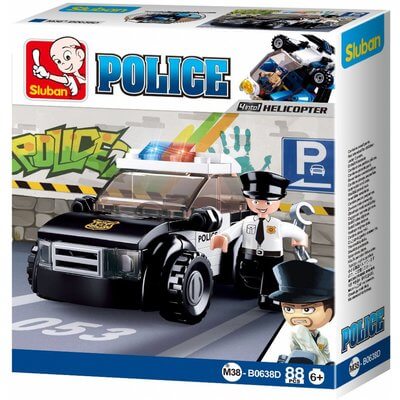 Police 4-in-1 Building Bricks