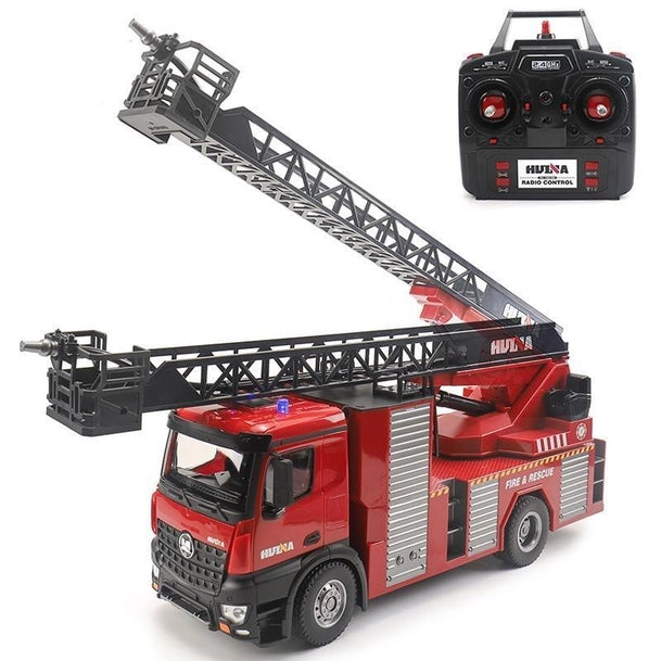 Radio Control Fire Truck with Ladder and Water Sprayer