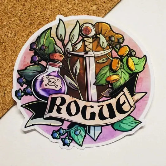 Rogue Class RPG Sticker
