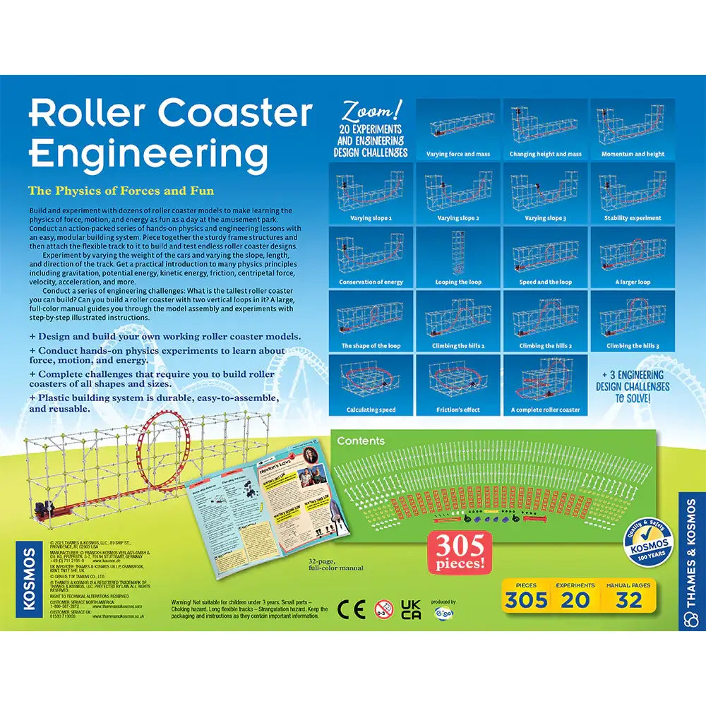 Roller Coaster Engineering STEAM Building Set