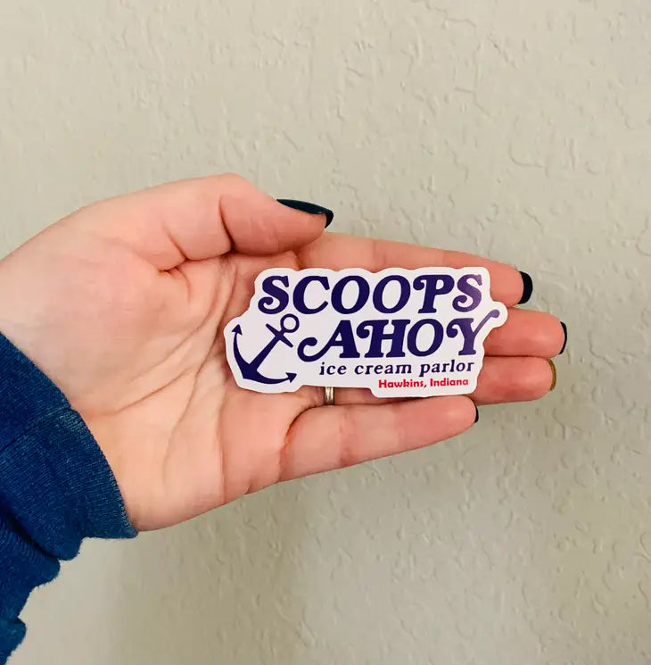 Scoops Ahoy-Stranger Things Sticker