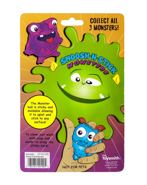 Smoosh N' Stick Monsters, Assorted