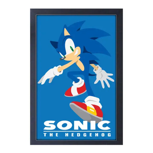 Sonic - Modern Character Framed Print