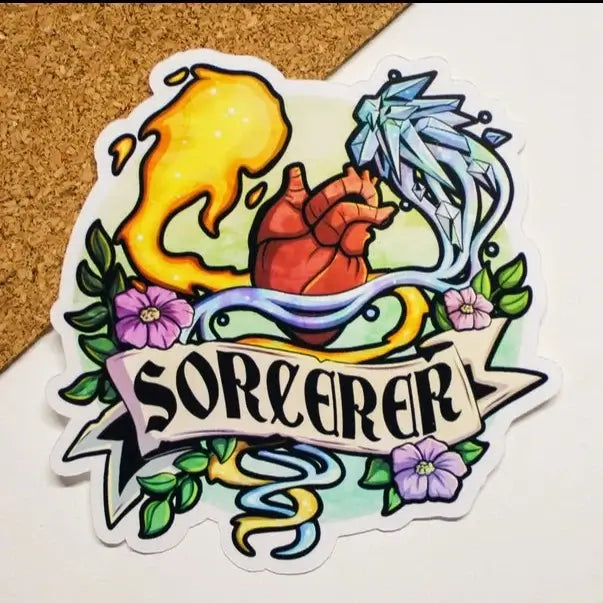 Sorcerer Class RPG Sticker