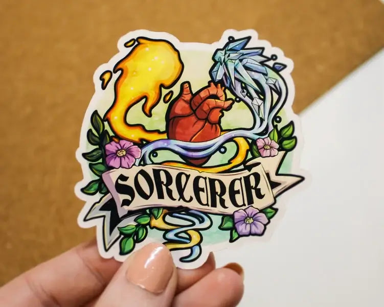 Sorcerer Class RPG Sticker