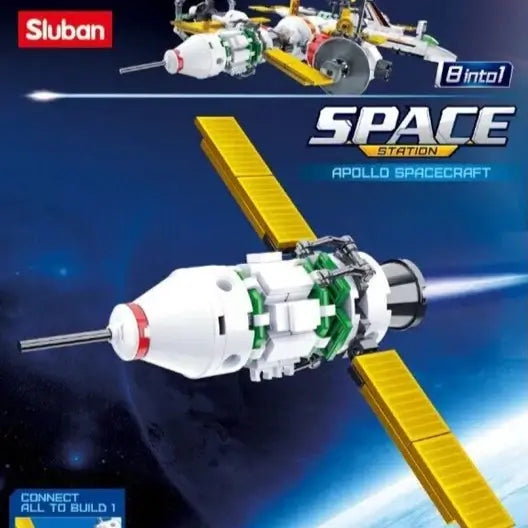 Space International Space Station Building Brick 8 in 1