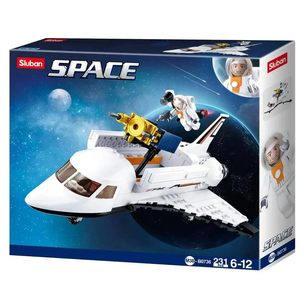 Space Shuttle Sluban Building Brick Construction Kit (231 Pcs)
